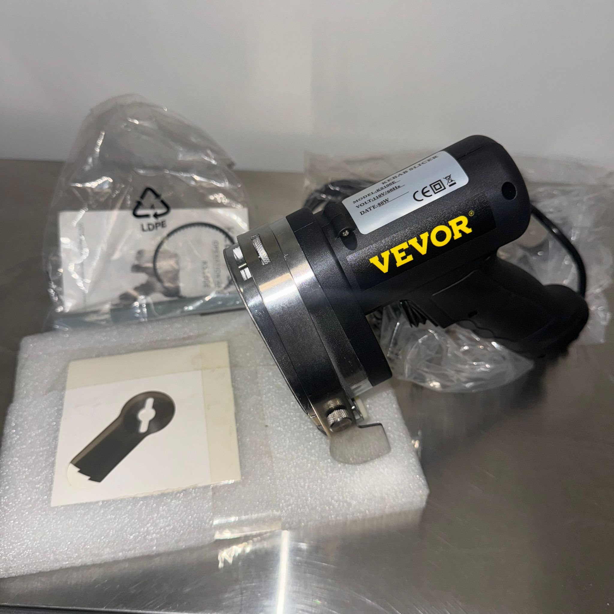 VEVOR Electric Shawarma Knife – Professional Kebab Slicer - Image 3