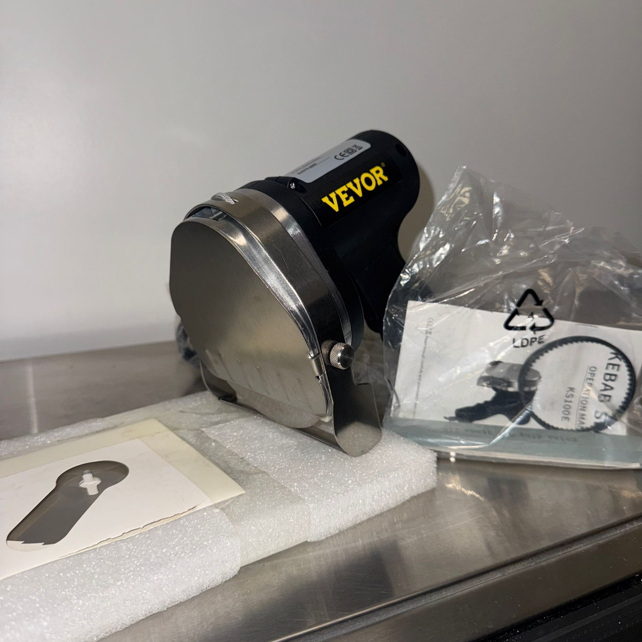 VEVOR Electric Shawarma Knife – Professional Kebab Slicer - Image 2