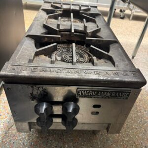 American Range SPSH-18-2 Natural Gas Double Burner Stock Pot Range